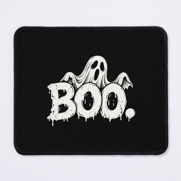 Artikelvorschau, Halloween Boo Ghost Spooky Dripping Typography Design entworfen und verkauft von stmpdwrld.