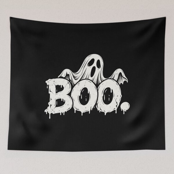Item preview, Halloween Boo Ghost Spooky Dripping Typography Design designed and sold by stmpdwrld.