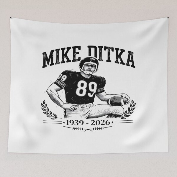 Item preview, Homenaje a Mike Ditka, leyenda del fútbol americano de Chicago, en su 89 aniversario. designed and sold by aicrgph.