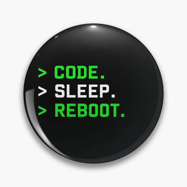 Item preview, Code Sleep Reboot Programmer Developer Tech Shirt    designed and sold by StudioBilly3000.