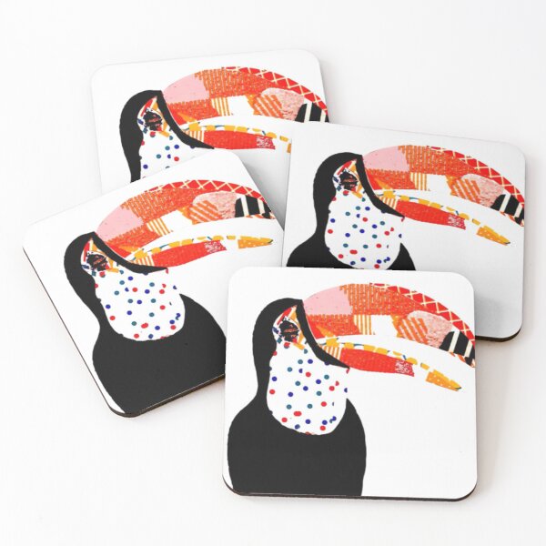 Item preview, Abstract Toucan Pattern Collage designed and sold by paynefarts.