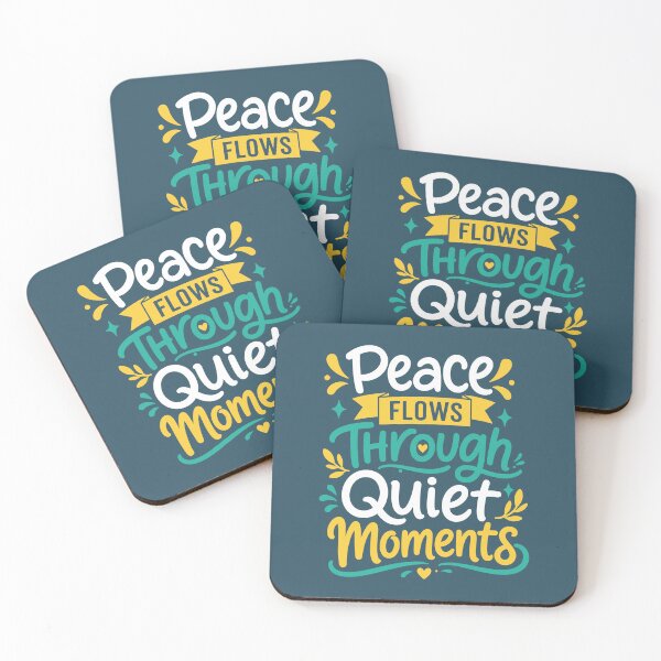 Item preview, Peace Flows Through Quiet Moments designed and sold by rejowan-arts.