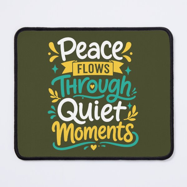 Item preview, Peace Flows Through Quiet Moments designed and sold by rejowan-arts.