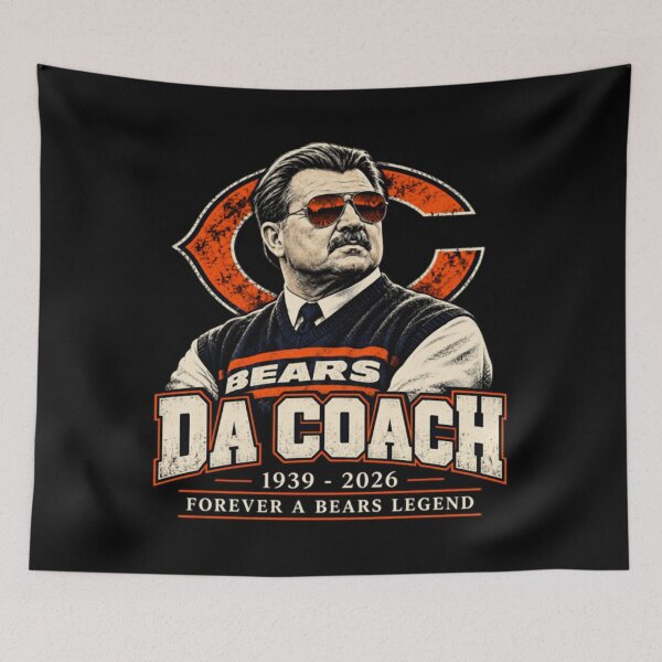 Aperçu de l'œuvre Hommage à la légende des Bears, Mike Ditka créée et vendue par aicrgph.