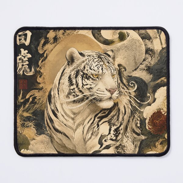 Item preview, White Tiger Guardian | Japanese Mythology Art designed and sold by kaxymax.