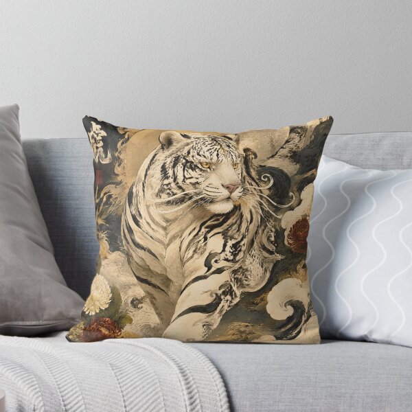 Item preview, White Tiger Guardian | Japanese Mythology Art designed and sold by kaxymax.