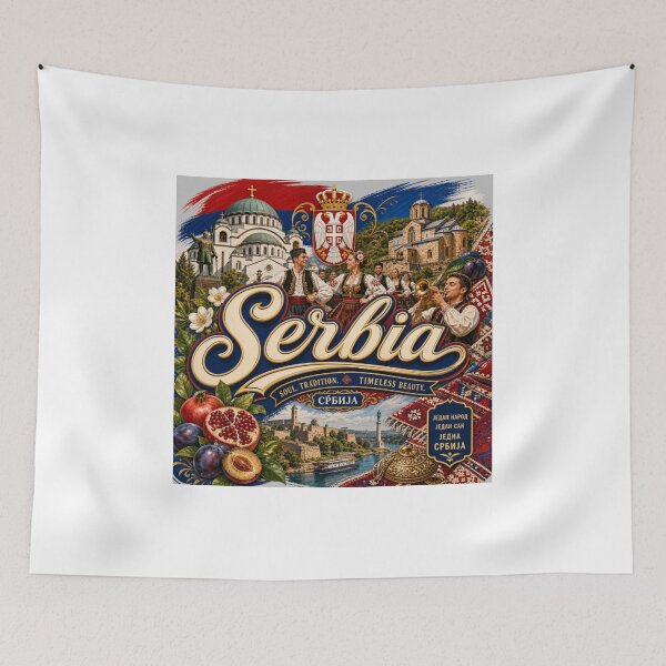 Item preview, Un hermoso país de Serbia designed and sold by GoodPlaceToShop.