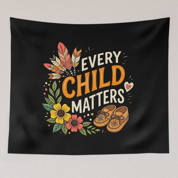 Item preview, Every Child Matters: Indigenous Awareness Native Pride Floral Feather Moccasin Every Orange Day Child Kindness Matter designed and sold by NewaveBoutique.