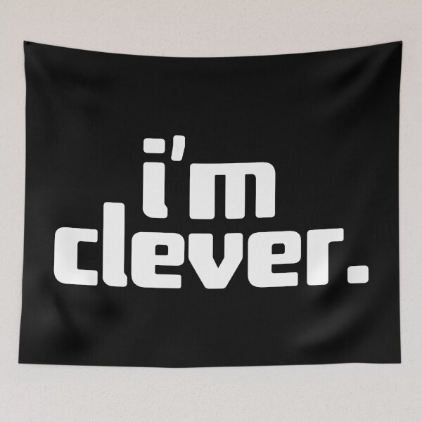 Item preview, i'm clever designed and sold by Andy Mako.