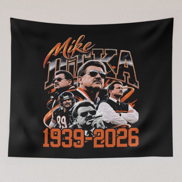 Aperçu de l'œuvre Mémorial Mike Ditka 1939-2026 créée et vendue par aicrgph.