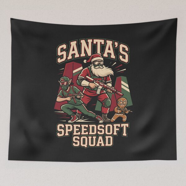 Item preview, Santa Speedsoft Squad designed and sold by SplashTastic.