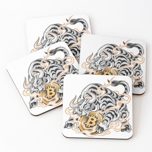 Item preview, Neo Traditional Bitcoin Bull Market Golden Aura designed and sold by zzz888.
