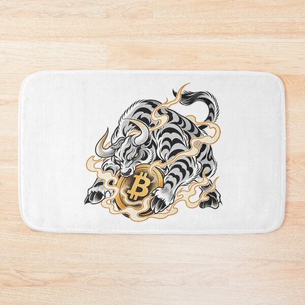 Item preview, Neo Traditional Bitcoin Bull Market Golden Aura designed and sold by zzz888.