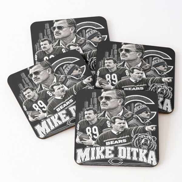 Item preview, Mike Ditka tribute designed and sold by ViolettaGlass.