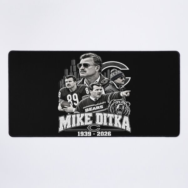 Item preview, Mike Ditka tribute designed and sold by ViolettaGlass.