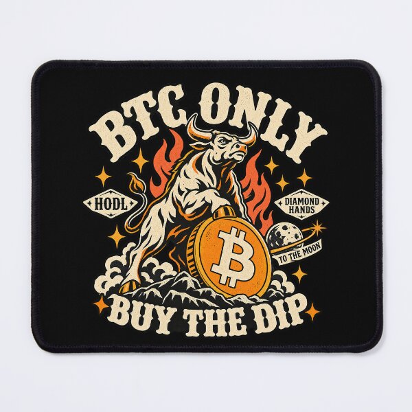 Item preview, Retro Bitcoin Bull Market BTC Only Buy The Dip Hodl designed and sold by zzz888.