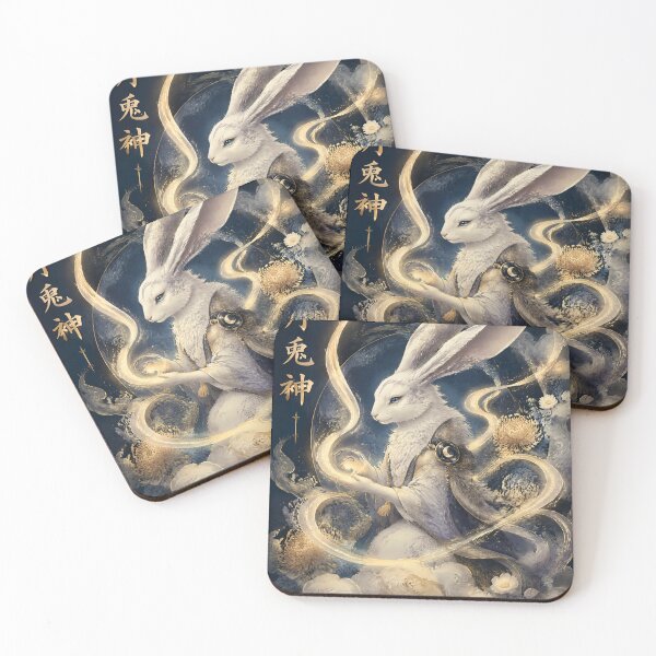 Item preview, Moon Rabbit Guardian | Japanese Mythology Art designed and sold by kaxymax.
