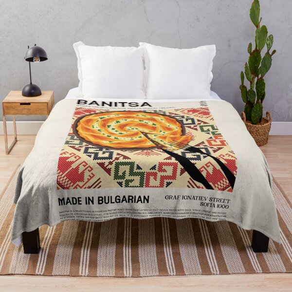 Item preview, Bulgarian Banitsa Food Poster designed and sold by SurfolioPrints.