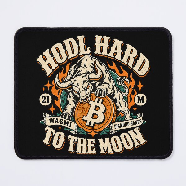 Item preview, Retro Bitcoin Bull Market Hodl Hard Wagmi To The Moon designed and sold by zzz888.