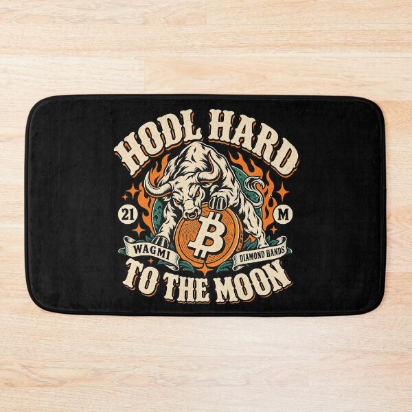 Item preview, Retro Bitcoin Bull Market Hodl Hard Wagmi To The Moon designed and sold by zzz888.
