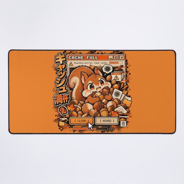 Item preview, Cache Full - Hoarding Squirrel Glitch Manga designed and sold by Visual Dept..