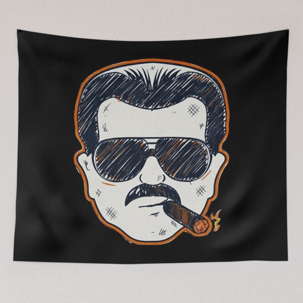 Aperçu de l'œuvre Lunettes Mike-Ditka et cigarette créée et vendue par aicrgph.