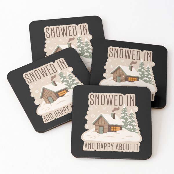 Item preview, Snowed In and Happy About It — Winter Cabin designed and sold by TheCalmEdit.