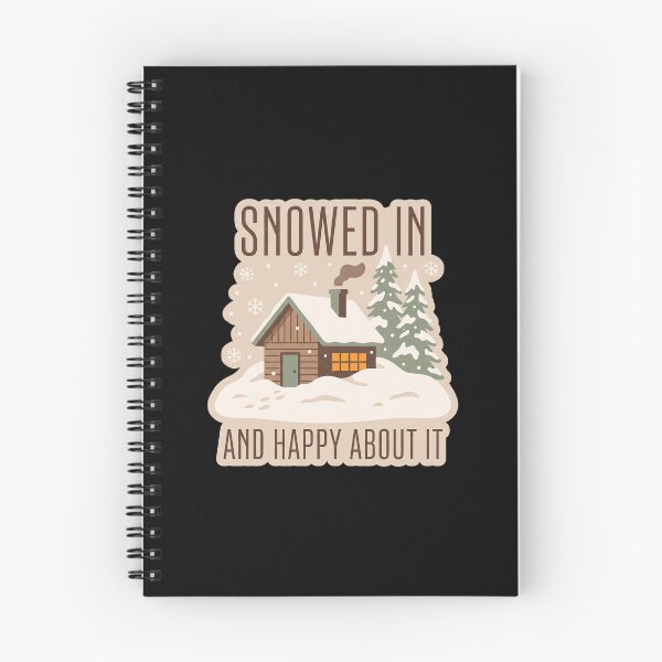 Item preview, Snowed In and Happy About It — Winter Cabin designed and sold by TheCalmEdit.
