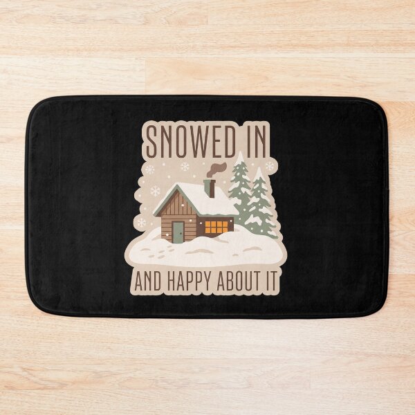 Item preview, Snowed In and Happy About It — Winter Cabin designed and sold by TheCalmEdit.