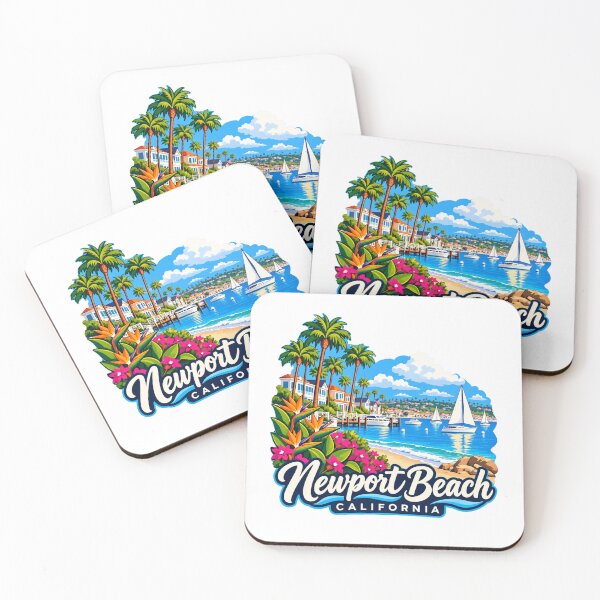 Item preview, Newport Beach, California - Coastal Harbor designed and sold by Myra365Art.