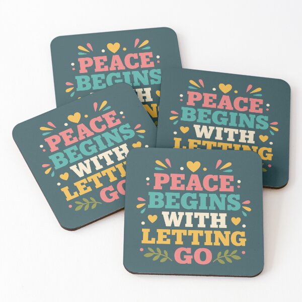 Item preview, Peace Begins With Letting Go designed and sold by rejowan-arts.