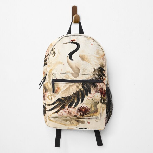 Item preview, Divine Red Crowned Crane Japanese Art designed and sold by kaxymax.