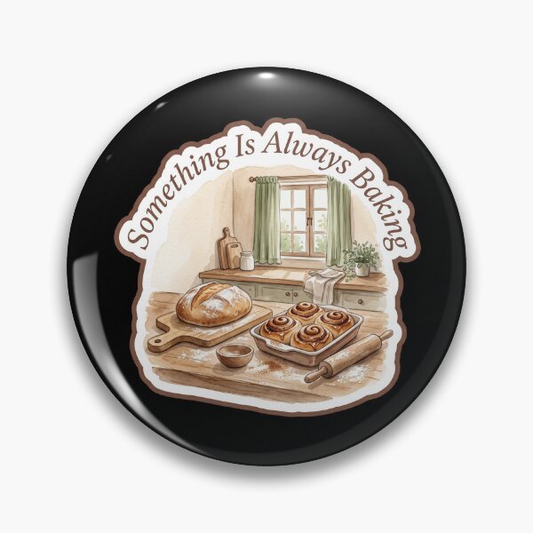 Item preview, Something Is Always Baking — Cozy Bread Baker designed and sold by TheCalmEdit.