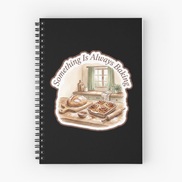Item preview, Something Is Always Baking — Cozy Bread Baker designed and sold by TheCalmEdit.