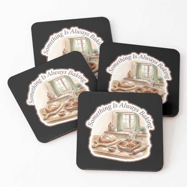 Item preview, Something Is Always Baking — Cozy Bread Baker designed and sold by TheCalmEdit.