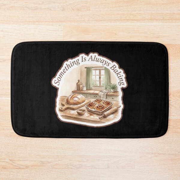 Item preview, Something Is Always Baking — Cozy Bread Baker designed and sold by TheCalmEdit.