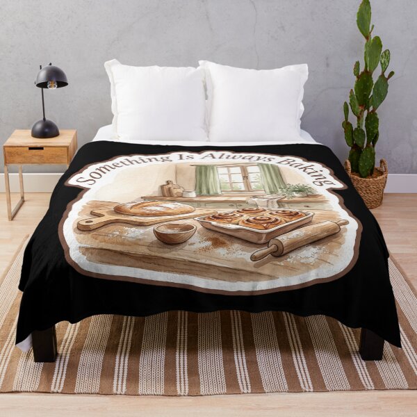 Item preview, Something Is Always Baking — Cozy Bread Baker designed and sold by TheCalmEdit.