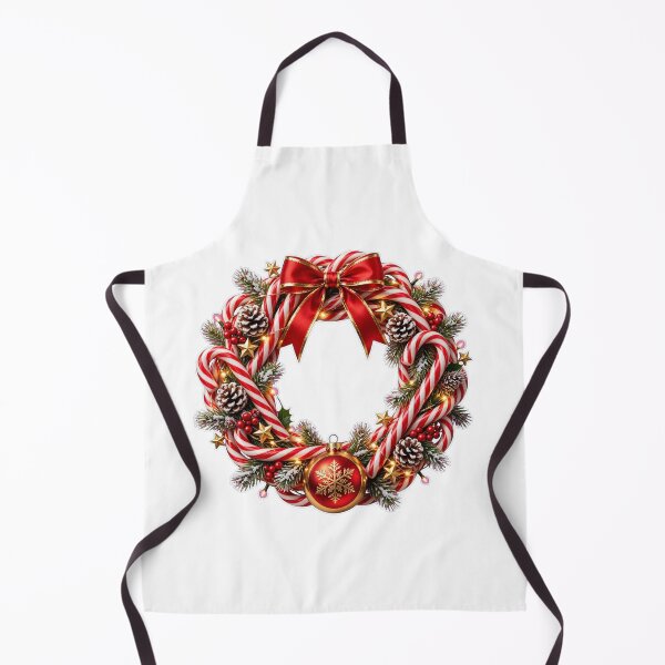 Item preview, Candy Cane Christmas Wreath Sticker, Festive Red and White Holiday Decor Gift designed and sold by HoMya.