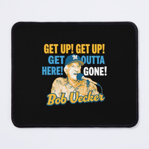 Item preview, Bob Uecker Get Up! Sports Commentary - Milwaukee Brewers designed and sold by raezkasol.