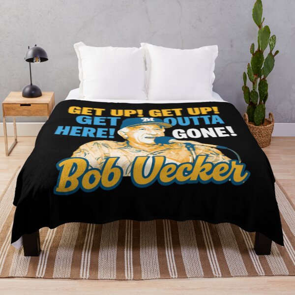 Item preview, Bob Uecker Get Up! Sports Commentary - Milwaukee Brewers designed and sold by raezkasol.