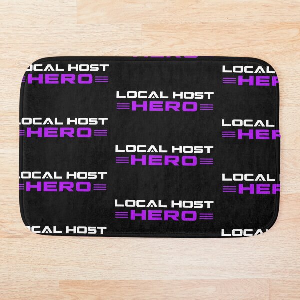 Item preview, Local Host Hero Web Developer Programmer Shirt designed and sold by StudioBilly3000.