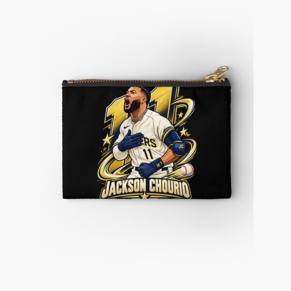 Item preview, Jackson Chourio 11 Milwaukee Brewers Celebration Baseball - Milwaukee Brewers designed and sold by raezkasol.
