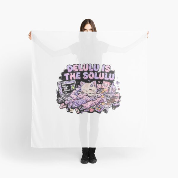 Item preview, Delulu Is The Solulu - Bed Rot Cat - Gen Z Bed Rotting Aesthetic - Funny designed and sold by Mandatory.
