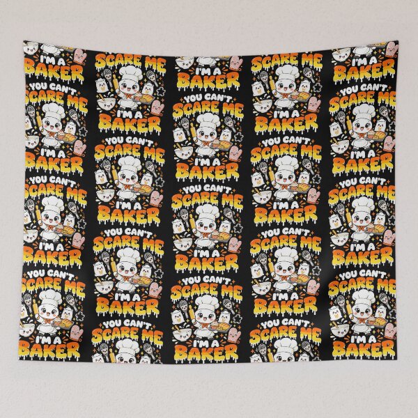 Item preview, Halloween You Cant Scare Me Im A Baker Cute Baking Chef  designed and sold by RealestInternet.