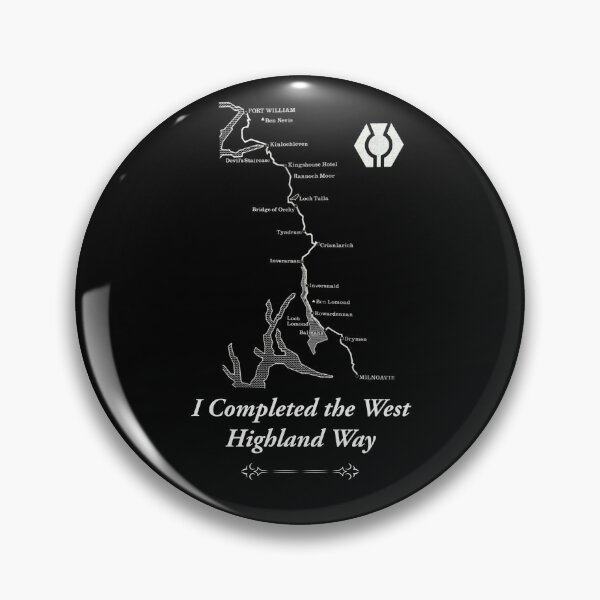 Item preview, West Highland Way Map designed and sold by The Rewind Studio.