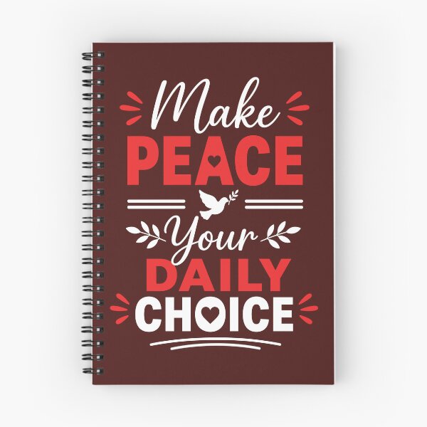 Item preview, Make Peace Your Daily Choice designed and sold by rejowan-arts.