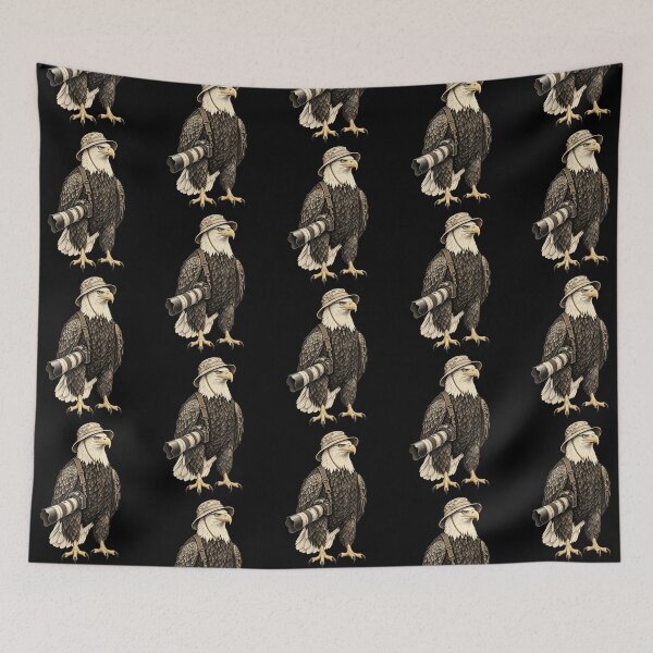 Item preview, Wildlife Photographer Bald Eagle Safari Hat Camera designed and sold by RealestInternet.