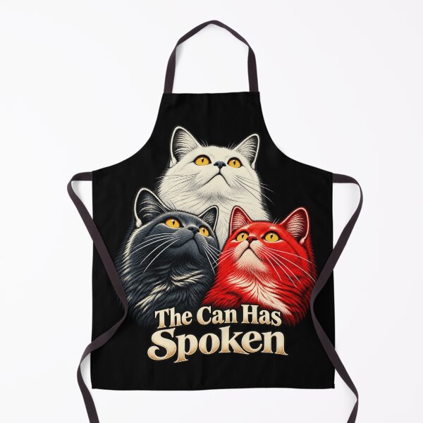 Item preview, The Can Has Spoken — An Emergency Meeting of Cats designed and sold by Sanctum Icons.