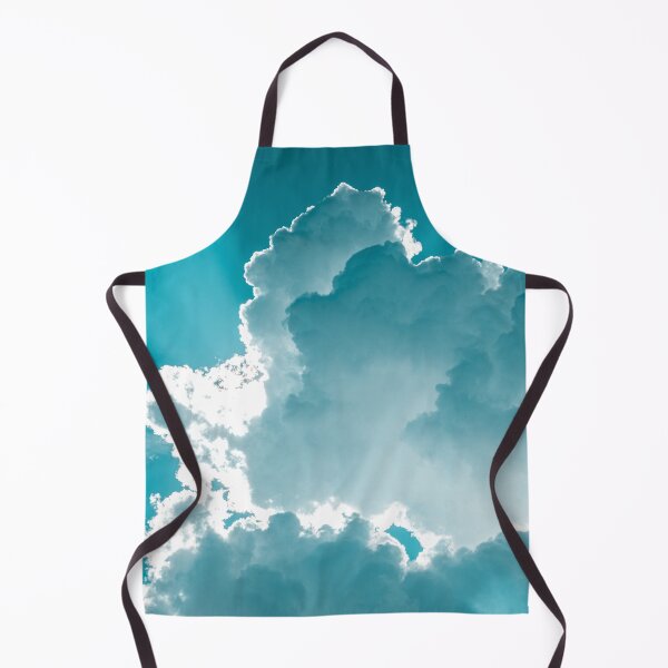 Item preview, Vibrant Teal Sky with Sunlit Clouds designed and sold by Luxxe87.