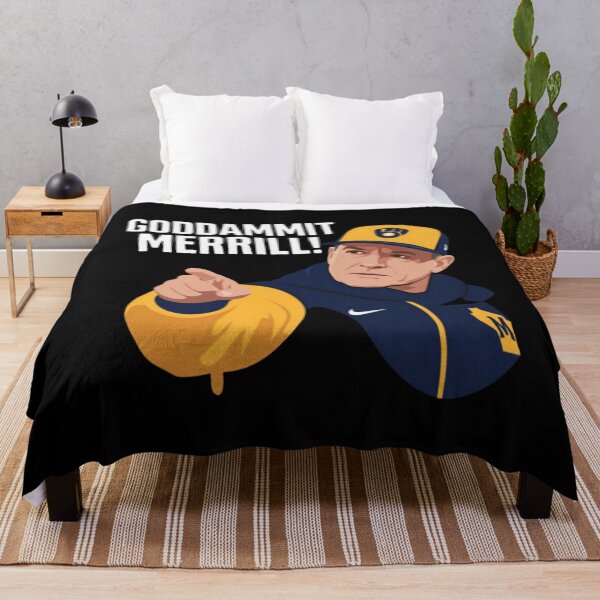 Item preview, Pat Murphy Milwaukee Brewers Goddammit Merrill - Milwaukee Brewers designed and sold by raezkasol.